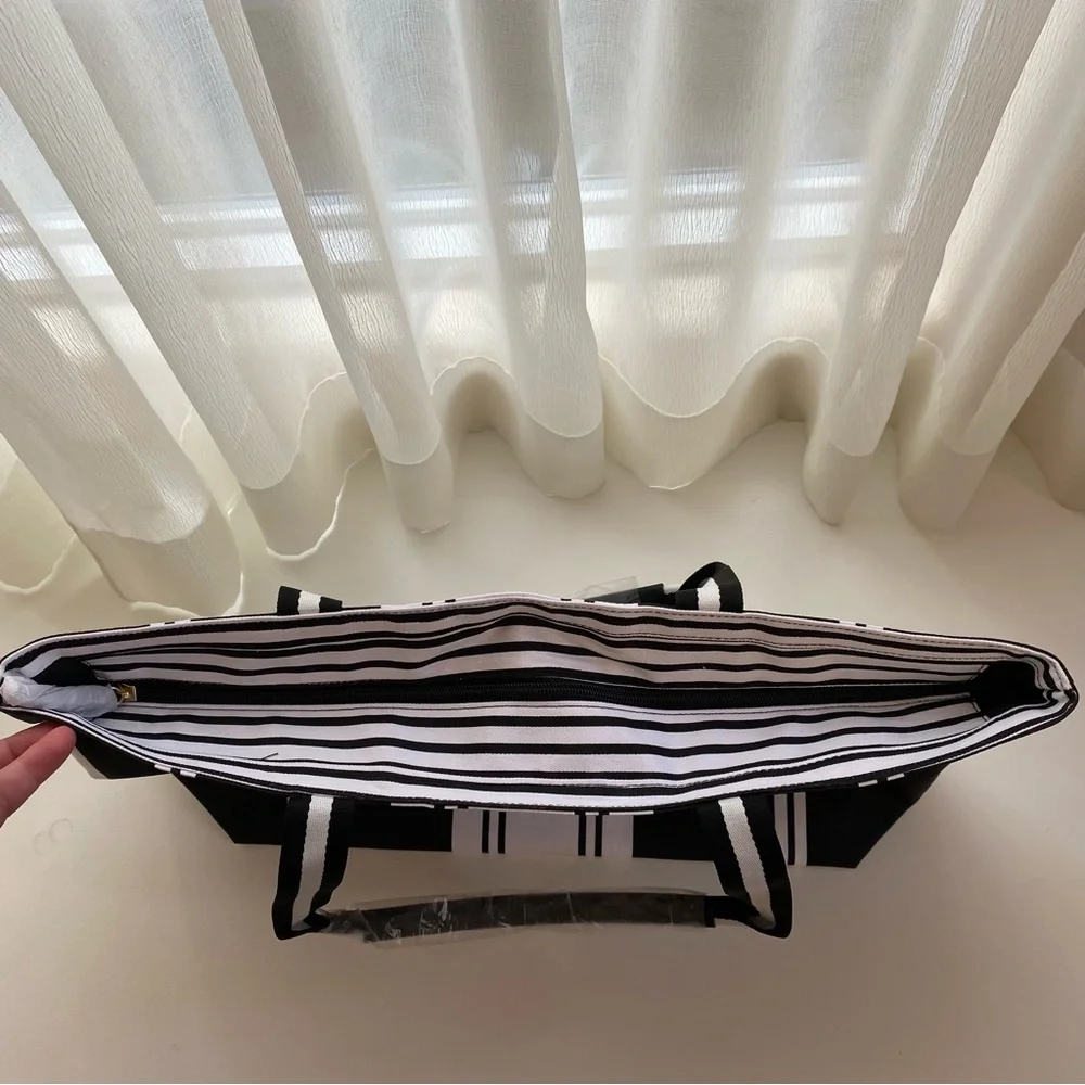 NWT Victoria’s Secret VS Striped Tote - Picture 3 of 10